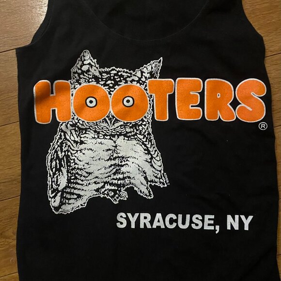 Vintage Hooters Girls Uniform - Black & White Shirts - Size XS & Small - Picture 3 of 13